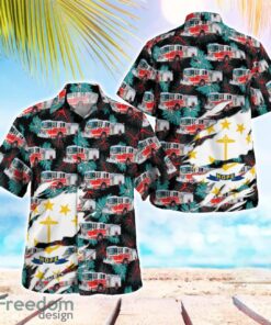 Cranston Fire Department Station 2 Rhode Island Hawaiian Shirt Beach Shirt Summer Holiday Gift Product Photo 1