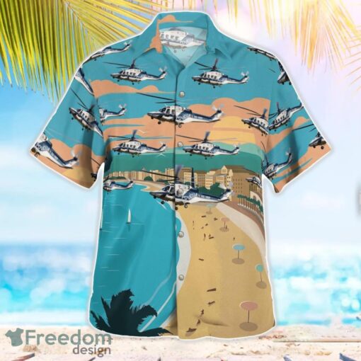 Croatia Police AgustaWestland AW-139 Hawaiian Shirt Beach Summer Shirt Product Photo 2