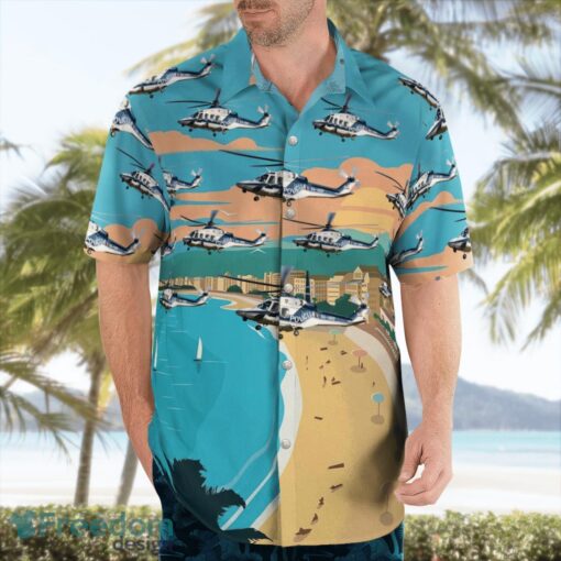 Croatia Police AgustaWestland AW-139 Hawaiian Shirt Beach Summer Shirt Product Photo 3