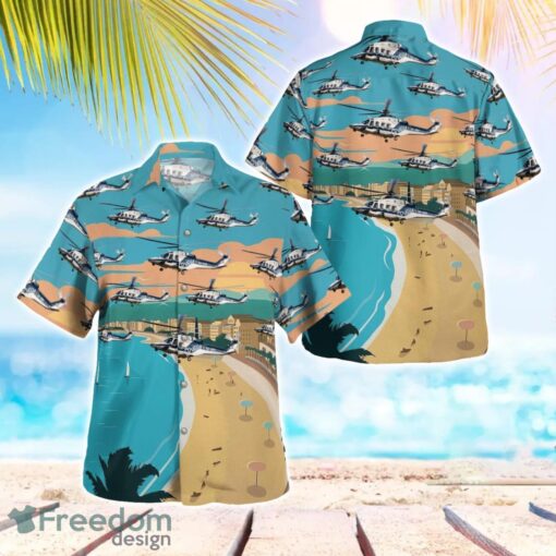 Croatia Police AgustaWestland AW-139 Hawaiian Shirt Beach Summer Shirt Product Photo 1