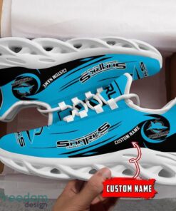 Cronulla Sharks NRL Max Soul Shoes Sneakers Sport Gift For Fans Running Shoes Custom Name Product Photo 3