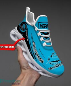 Cronulla Sharks NRL Max Soul Shoes Sneakers Sport Gift For Fans Running Shoes Custom Name