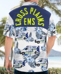 Cross Plains Area EMS 3D Summer Aloha Hawaiian Shirt Product Photo 2