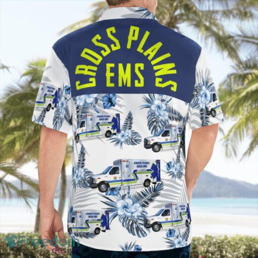 Cross Plains Area EMS 3D Summer Aloha Hawaiian Shirt Product Photo 2