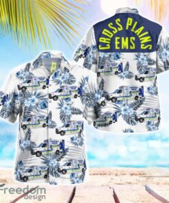 Cross Plains Area EMS 3D Summer Aloha Hawaiian Shirt Product Photo 1