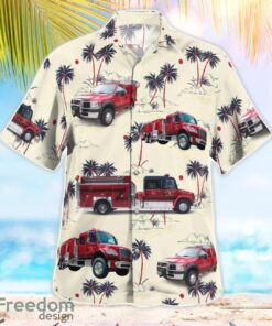 Crothersville-Vernon Township Fire Dept. 3D Hawaiian Shirt Product Photo 2