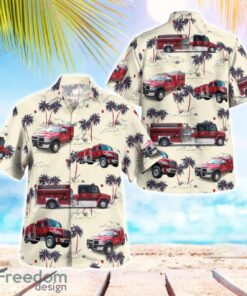 Crothersville-Vernon Township Fire Dept. 3D Hawaiian Shirt Product Photo 1