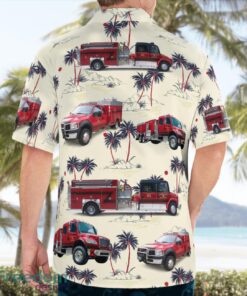 Crothersville-Vernon Township Fire Dept. 3D Hawaiian Shirt Product Photo 4