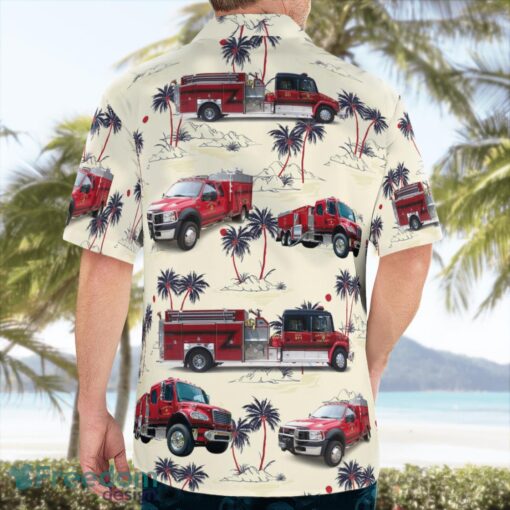 Crothersville-Vernon Township Fire Dept. 3D Hawaiian Shirt Product Photo 4