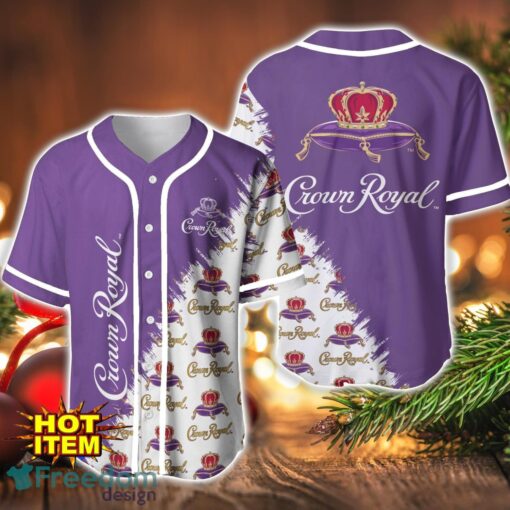 Crown Royal Logo Printed Baseball Jersey Shirt For Men And Women Product Photo 1