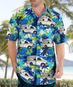 Cullman EMS 3D Summer Aloha Hawaiian Shirt Product Photo 4