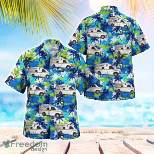 Cullman EMS 3D Summer Aloha Hawaiian Shirt Product Photo 1