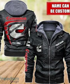 Cummins 2D Leather Jacket For Men Custom Name Special Gift Ideas Product Photo 1