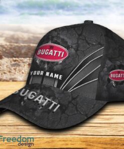 Custom Name Bugati Car 3D Hat And Cap Black New Trending All Over Printed For Fans Gift - Bugati Car Hat And Cap Full Print_3