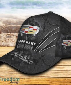 Custom Name Cadillac Car 3D Hat And Cap Black New Trending All Over Printed For Fans Gift - Cadillac Car Hat And Cap Full Print_3