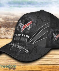 Custom Name Chevrolet Corvette Car 3D Hat And Cap Black New Trending All Over Printed For Fans Gift - Chevrolet Corvette Car Hat And Cap Full Print_3