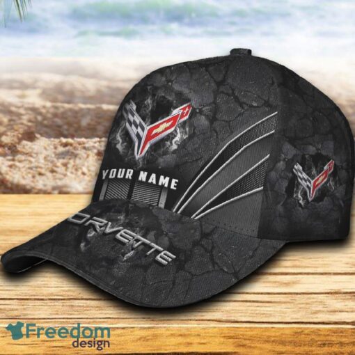 Custom Name Chevrolet Corvette Car 3D Hat And Cap Black New Trending All Over Printed For Fans Gift - Chevrolet Corvette Car Hat And Cap Full Print_3