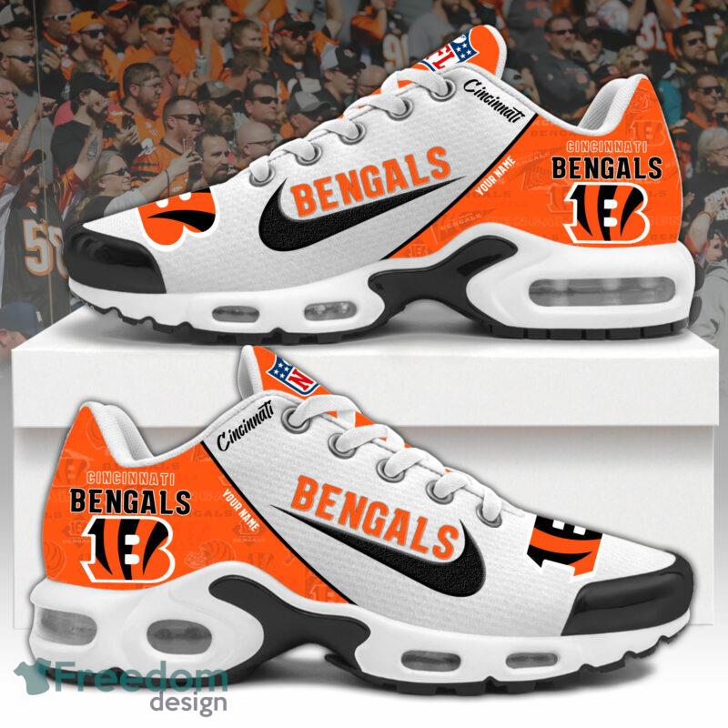 Custom Name Cincinnati Bengals TN Shoes New Perfect Gift Air Cushion Sport Shoes image Custom Name Cincinnati Bengals TN Shoes New Perfect Gift Air Cushion Sport Shoes - Custom Name Cincinnati Bengals TN Shoes New Perfect Gift Air Cushion Sport Shoes