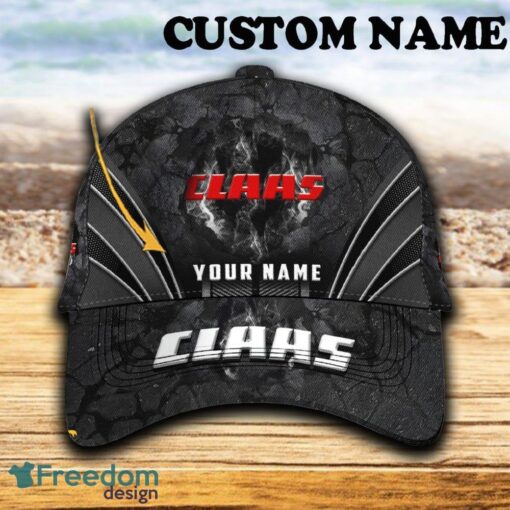 Custom Name Claas Car 3D Hat And Cap Black New Trending All Over Printed For Fans Gift - Claas Car Hat And Cap Full Print_1