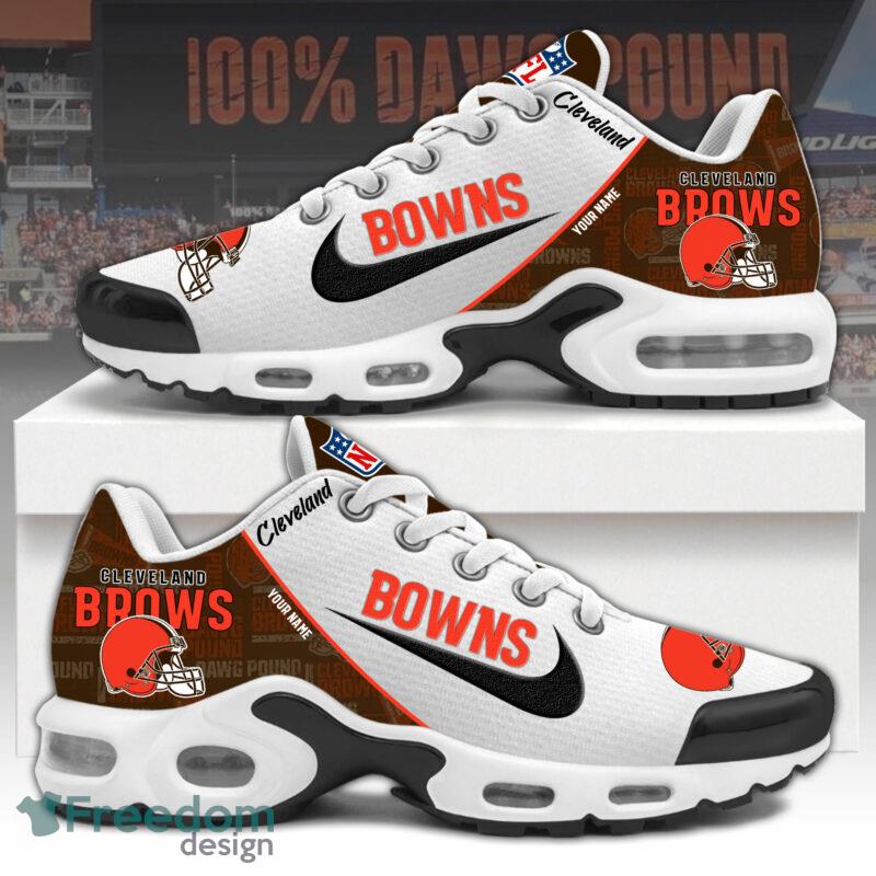 Custom Name Cleveland Browns TN Shoes New Perfect Gift Air Cushion Sport Shoes image Custom Name Cleveland Browns TN Shoes New Perfect Gift Air Cushion Sport Shoes - Custom Name Cleveland Browns TN Shoes New Perfect Gift Air Cushion Sport Shoes