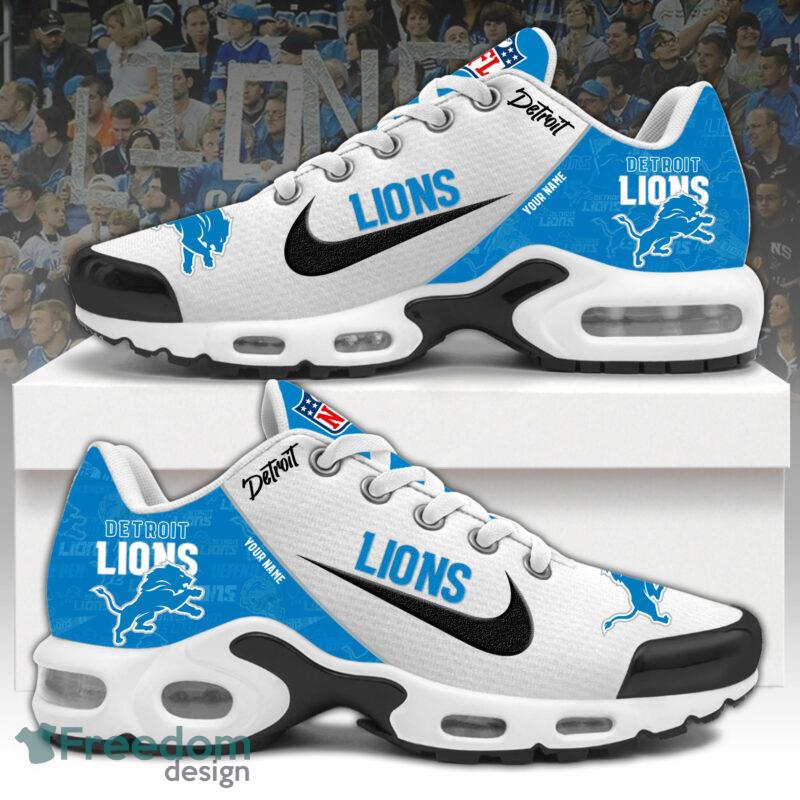 Custom Name Detroit Lions TN Shoes New Perfect Gift Air Cushion Sport Shoes image Custom Name Detroit Lions TN Shoes New Perfect Gift Air Cushion Sport Shoes - Custom Name Detroit Lions TN Shoes New Perfect Gift Air Cushion Sport Shoes