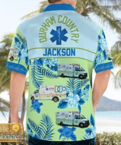 Custom Name Durham County Emergency Medical Services Beach Hawaiian Shirt Gift For Summer Holiday Product Photo 2