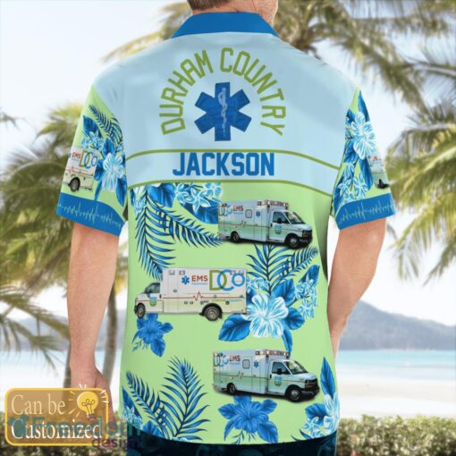 Custom Name Durham County Emergency Medical Services Beach Hawaiian Shirt Gift For Summer Holiday Product Photo 2