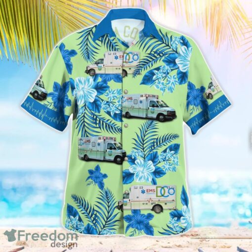 Custom Name Durham County Emergency Medical Services Beach Hawaiian Shirt Gift For Summer Holiday Product Photo 3