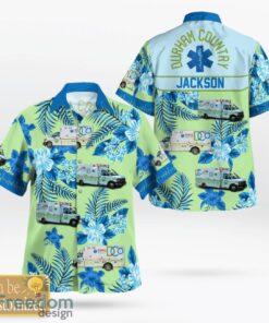 Custom Name Durham County Emergency Medical Services Beach Hawaiian Shirt Gift For Summer Holiday