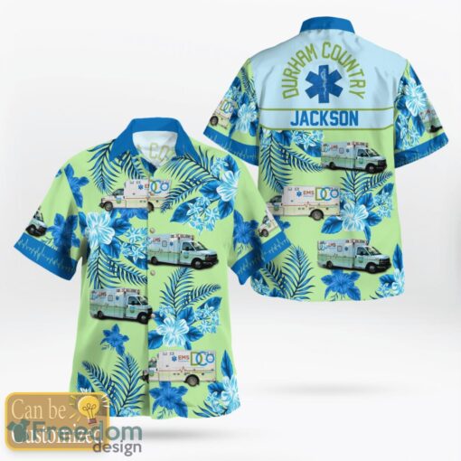 Custom Name Durham County Emergency Medical Services Beach Hawaiian Shirt Gift For Summer Holiday Product Photo 1