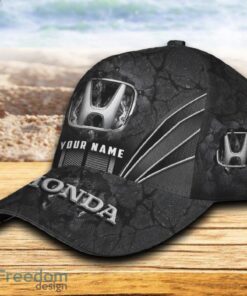 Custom Name Honda Car 3D Hat And Cap Black New Trending All Over Printed For Fans Gift - Honda Car Hat And Cap Full Print_3