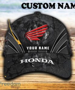 Custom Name Honda Motorcycle Car 3D Hat And Cap Black New Trending All Over Printed For Fans Gift - Honda Motorcycle Car Hat And Cap Full Print_1