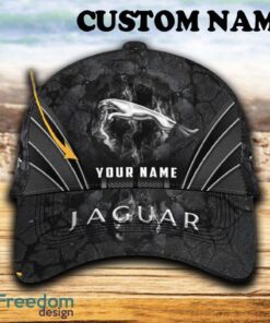 Custom Name Jaguar Cars Car 3D Hat And Cap Black New Trending All Over Printed For Fans Gift - Jaguar Cars Car Hat And Cap Full Print_1