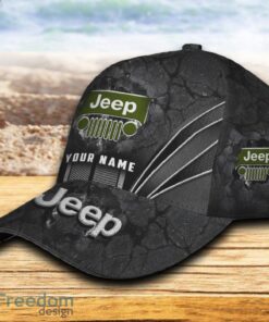 Custom Name Jeep Car 3D Hat And Cap Black New Trending All Over Printed For Fans Gift - Jeep Car Hat And Cap Full Print_3