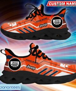 Custom Name Jeep Logo Camo Orange Emblem Chunky Sneaker Gift For Men Women Max Soul Shoes - Custom Name Jeep Logo Racing Car Tractor Farmer Max Soul Shoes Photo 9