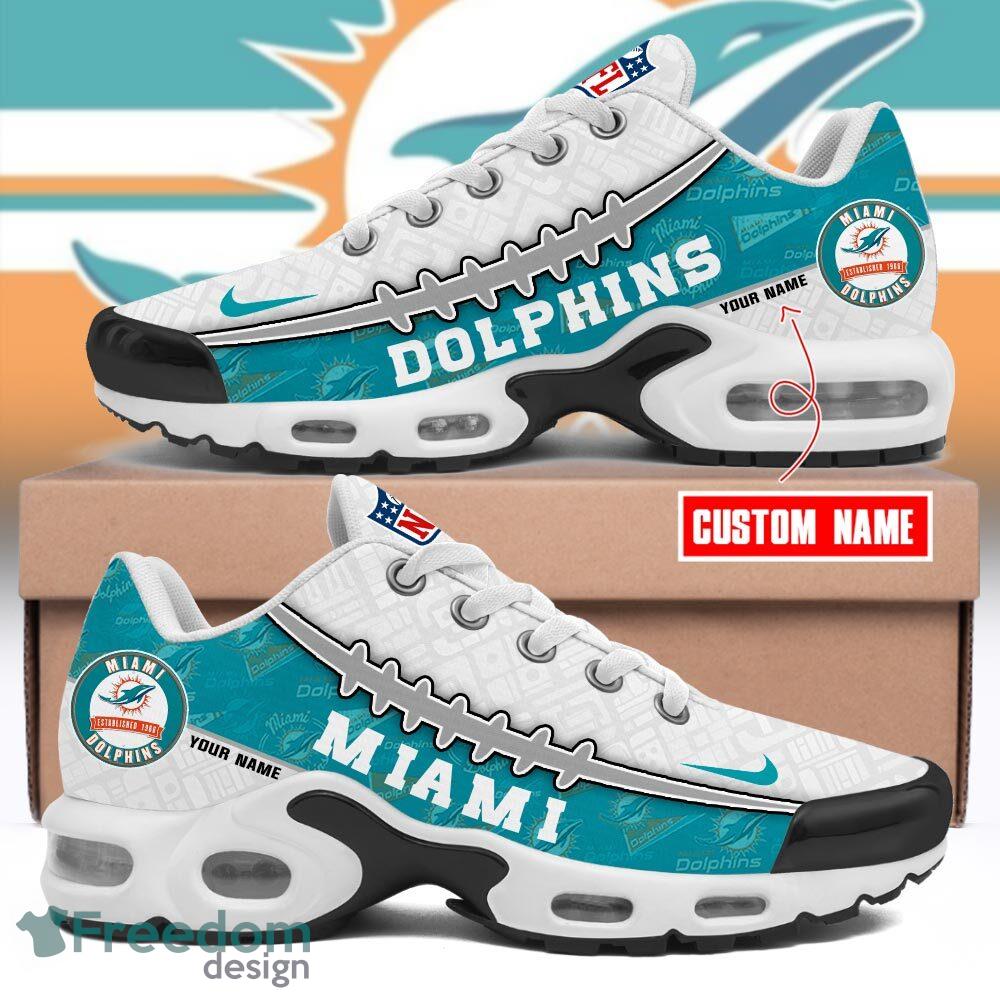 Custom Name Miami Dolphins TN Shoes Football Team Sport Fan Gift Air Cushion Sport Shoes image Custom Name Miami Dolphins TN Shoes Football Team Sport Fan Gift Air Cushion Sport Shoes - Custom Name Miami Dolphins TN Shoes Football Team Sport Fan Gift Air Cushion Sport Shoes