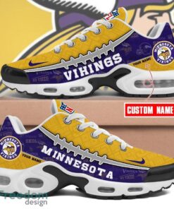 Custom Name Minnesota Vikings TN Shoes Football Team Sport Fan Gift Air Cushion Sport Shoes Custom Name Minnesota Vikings TN Shoes Football Team Sport Fan Gift Air Cushion Sport Shoes