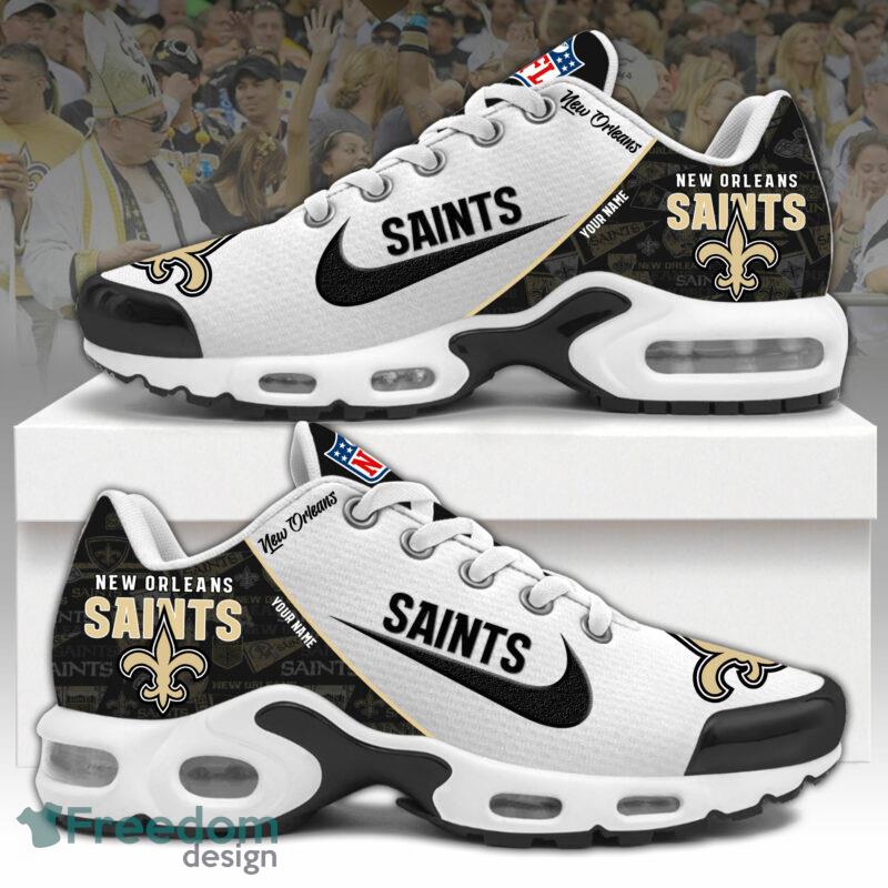 Custom Name New Orleans Saints TN Shoes New Perfect Gift Air Cushion Sport Shoes image Custom Name New Orleans Saints TN Shoes New Perfect Gift Air Cushion Sport Shoes - Custom Name New Orleans Saints TN Shoes New Perfect Gift Air Cushion Sport Shoes