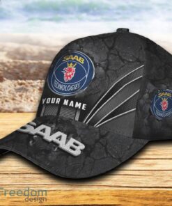 Custom Name Saab Automobile Car 3D Hat And Cap Black New Trending All Over Printed For Fans Gift - Saab Automobile Car Hat And Cap Full Print_3