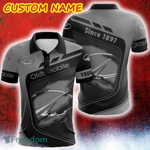 Custom Name Scratch Hidden Logo Oldsmobile Car Truck And Motorcycle Polo Car AOP - Custom Name Scratch Hidden Logo Oldsmobile Car Truck And Motorcycle Polo Car AOP