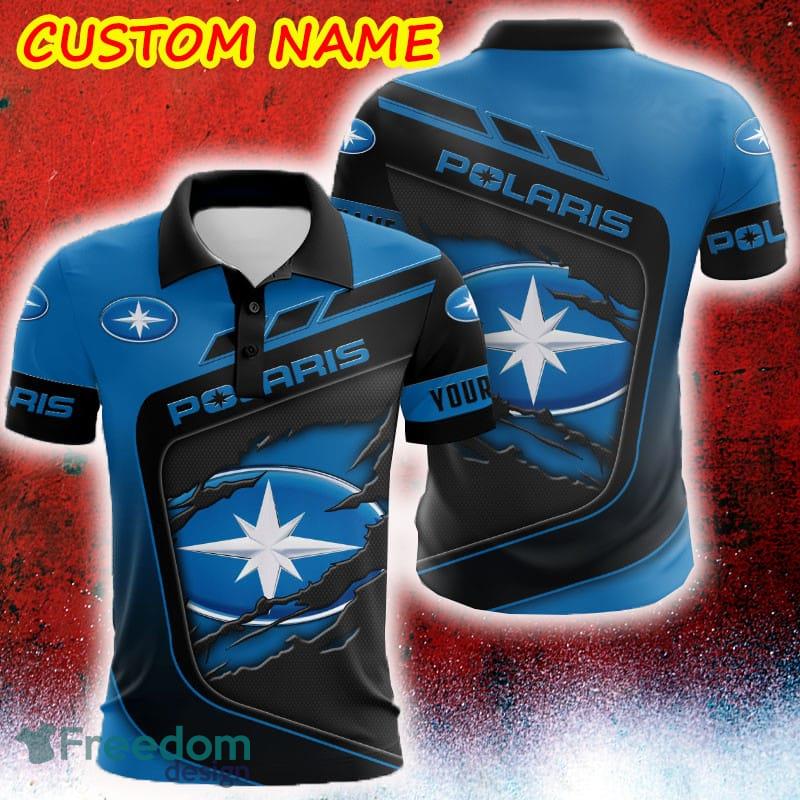 Custom Name Scratch Hidden Logo Polaris Car Truck And Motorcycle Golf Polo Shirt AOP - Custom Name Scratch Hidden Logo Polaris Car Truck And Motorcycle Golf Polo Shirt AOP