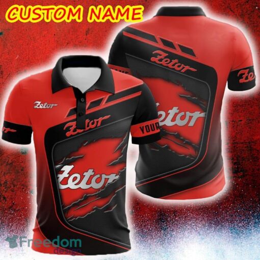 Custom Name Scratch Hidden Logo Zetor Car Truck And Motorcycle Polo Car AOP - Custom Name Scratch Hidden Logo Zetor Car Truck And Motorcycle Polo Car AOP