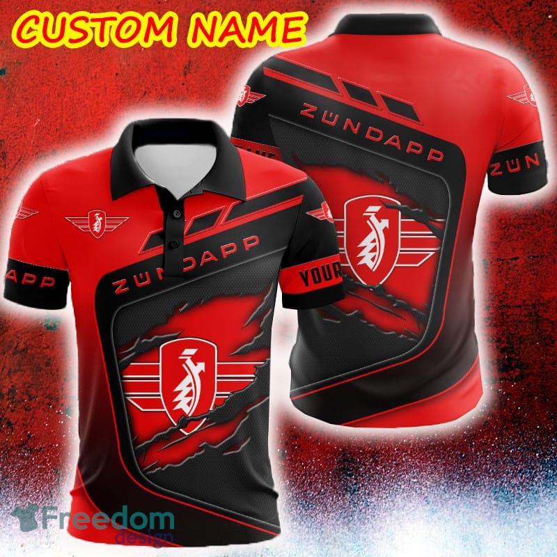 Custom Name Scratch Hidden Logo Zundapp Car Truck And Motorcycle 3D Polo Shirt - Custom Name Scratch Hidden Logo Zundapp Car Truck And Motorcycle 3D Polo Shirt