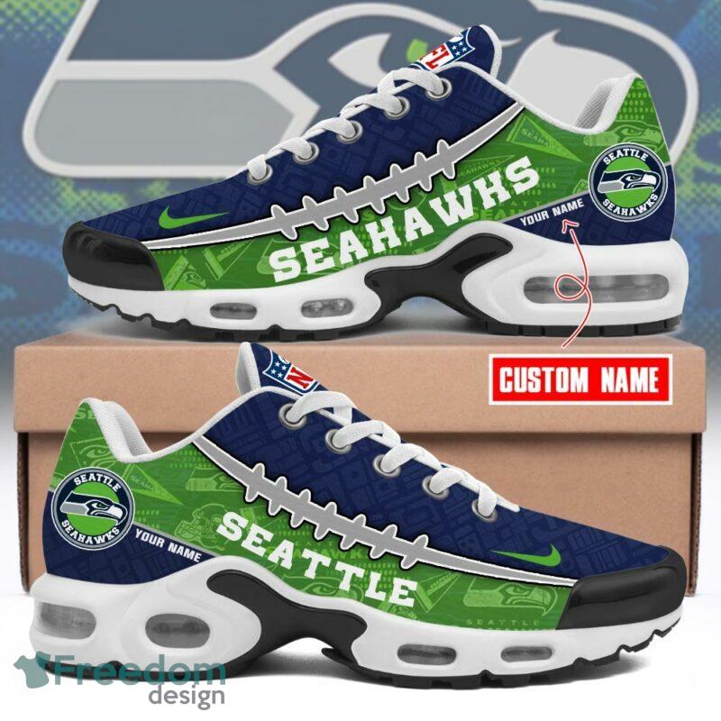 Custom Name Seattle Seahawks TN Shoes Football Team Sport Fan Gift Air Cushion Sport Shoes image Custom Name Seattle Seahawks TN Shoes Football Team Sport Fan Gift Air Cushion Sport Shoes - Custom Name Seattle Seahawks TN Shoes Football Team Sport Fan Gift Air Cushion Sport Shoes