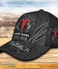 Custom Name Tesla Car 3D Hat And Cap Black New Trending All Over Printed For Fans Gift - Tesla Car Hat And Cap Full Print_3