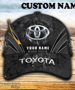 Custom Name Toyota Car 3D Hat And Cap Black New Trending All Over Printed For Fans Gift - Toyota Car Hat And Cap Full Print_1