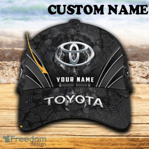 Custom Name Toyota Car 3D Hat And Cap Black New Trending All Over Printed For Fans Gift - Toyota Car Hat And Cap Full Print_1