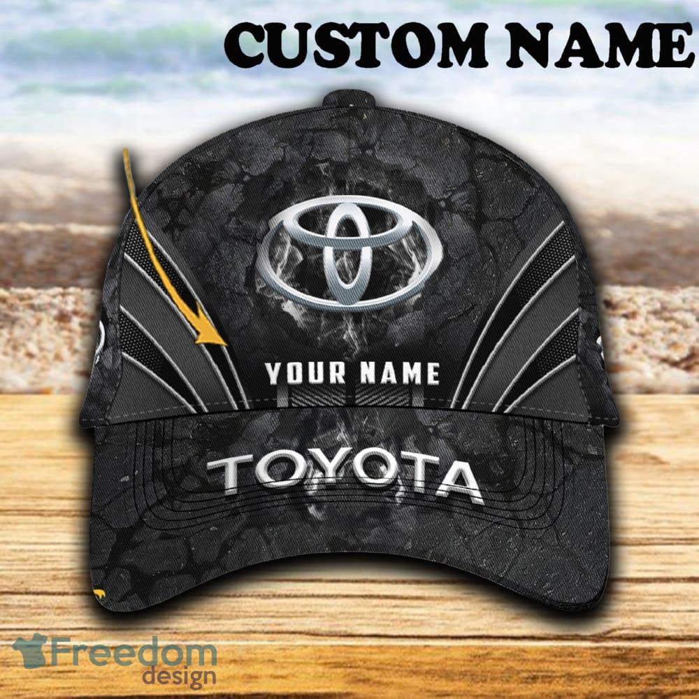 Custom Name Toyota Car 3D Hat And Cap Black New Trending All Over Printed For Fans Gift - Toyota Car Hat And Cap Full Print_1