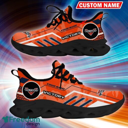 Custom Name Victory Motorcycles Logo Camo Orange Trendsetting Sport Sneaker Gift For Men Women Max Soul Shoes - Custom Name Victory Motorcycles Logo Racing Car Tractor Farmer Max Soul Shoes Photo 9