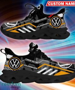 Custom Name Volkswagen Logo Camo Black Modern Running Sneaker Gift For Men Women Max Soul Shoes - Custom Name Volkswagen Logo Racing Car Tractor Farmer Max Soul Shoes Photo 1